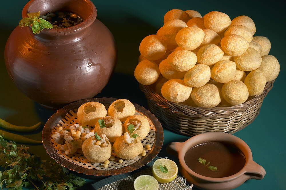 Hidangan tradisional India yang wajib Anda coba, Pani Puri